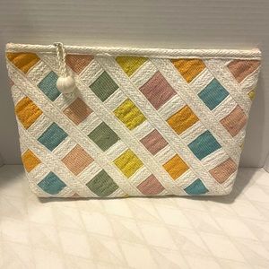 Cosmetic bag. Multi color. Handmade in Philippines.